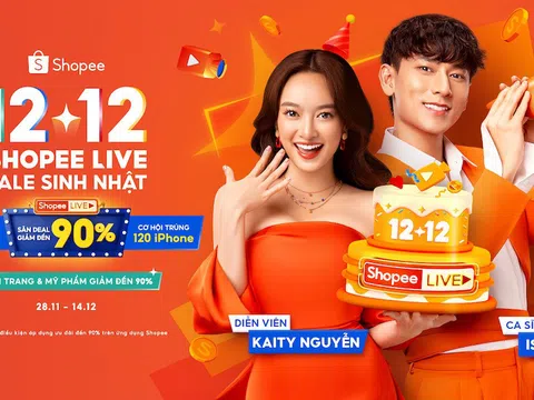 Mừng sinh nhật, Shopee tung ưu đãi giảm đến 90% và loạt chương trình giải trí đặc sắc xuyên suốt 12 ngày trên sóng livestream