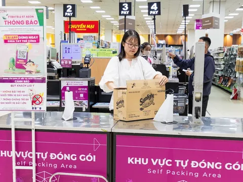 AEON giảm gần 10 triệu giao dịch dùng túi ni-lông trong 5 năm