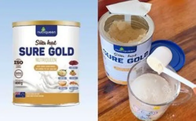 Bất ngờ kết quả kiểm nghiệm lô sữa hạt Sure Gold Nutri Queen, doanh nghiệp bị xử phạt