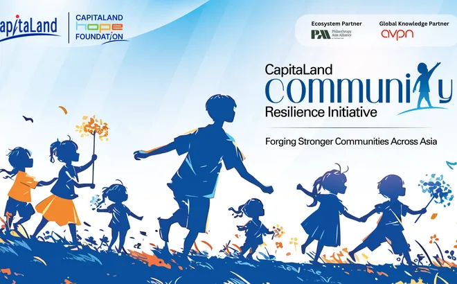 CapitaLand khởi động “Sáng kiến vì cộng đồng vững mạnh” mùa hai với ngân sách tài trợ lên đến 4 triệu đô la Singapore, nhằm hỗ trợ trẻ em và thanh thiếu niên có hoàn cảnh khó khăn trên khắp châu Á